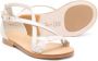 Bonpoint braided leather sandals Pink - Thumbnail 2