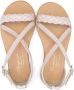 Bonpoint braided leather sandals Pink - Thumbnail 3
