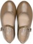 Bonpoint button-fastening leather ballerinas Brown - Thumbnail 3