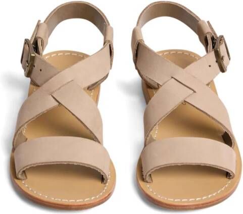 Bonpoint Caina leather sandals Neutrals
