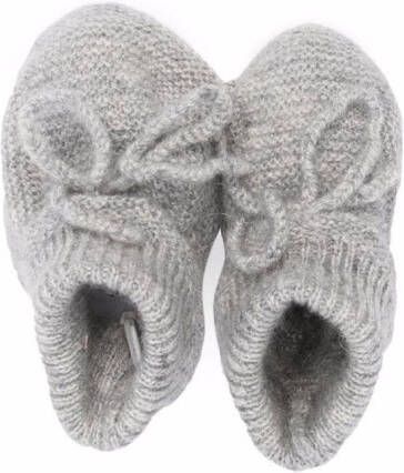 Bonpoint cashmere knit pre-walkers Grey