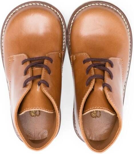 Bonpoint Dao leather Derby shoes Brown