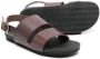 Bonpoint double-strap slingback sandals Brown - Thumbnail 2