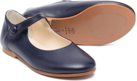 Bonpoint Ella ballerina shoes Blue