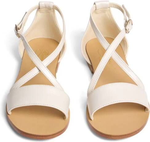 Bonpoint Fia leather sandals White