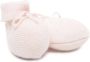 Bonpoint front-tie cashmere slippers Pink - Thumbnail 2