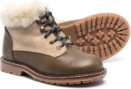 Bonpoint Henry Montagne boots Green