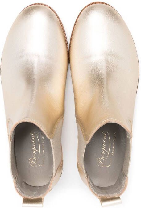 Bonpoint metallic-effect ankle boots
