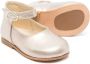 Bonpoint metallic leather ballerina shoes Gold - Thumbnail 2