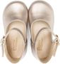 Bonpoint metallic leather ballerina shoes Gold - Thumbnail 3