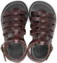 Bonpoint open-toe buckle-fastening sandals Brown - Thumbnail 3