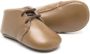 Bonpoint round-toe leather pre-walkers Brown - Thumbnail 2