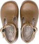 Bonpoint round-toe leather pre-walkers Brown - Thumbnail 3