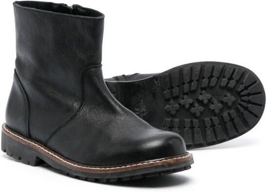 Bonpoint Santiag leather boots Black