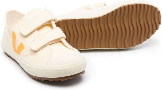 Bonpoint X VEJA touch-strap canvas sneakers Neutrals