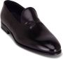 Bontoni embossed-detail leather loafers Black - Thumbnail 2