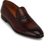Bontoni perforated leather loafers Brown - Thumbnail 2