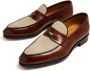 Bontoni Principe Bellezza leather loafers Brown - Thumbnail 4
