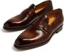 Bontoni Riviera strap-detail leather loafers Brown - Thumbnail 4