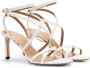BOSS 75mm strappy leather sandals White - Thumbnail 2