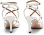 BOSS 75mm strappy leather sandals White - Thumbnail 3
