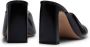 BOSS 90mm crinkled-effect leather mules Black - Thumbnail 3