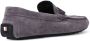 BOSS branded-hardware suede loafers Grey - Thumbnail 3