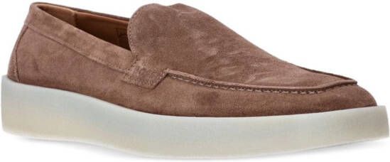 BOSS Clay suede loafers Brown