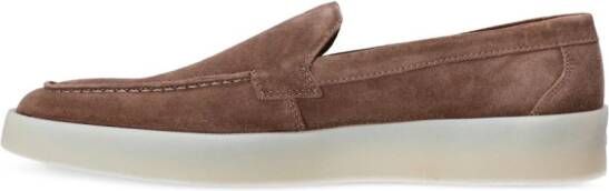 BOSS Clay suede loafers Brown