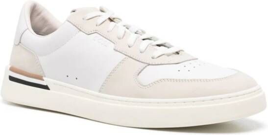 BOSS Clint leather sneakers White