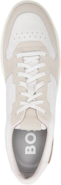 BOSS Clint leather sneakers White