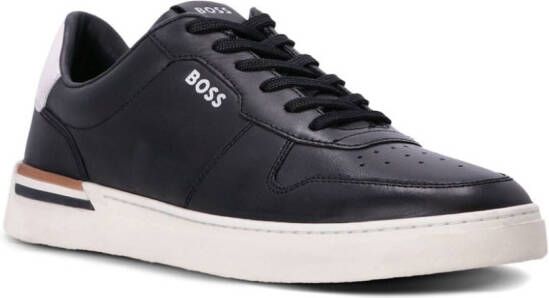 BOSS Cupsole logo-print sneakers Black