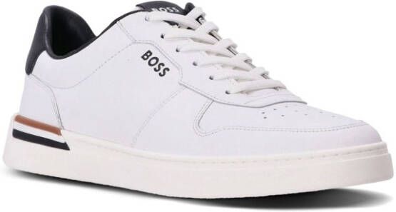 BOSS Cupsole logo-print sneakers White