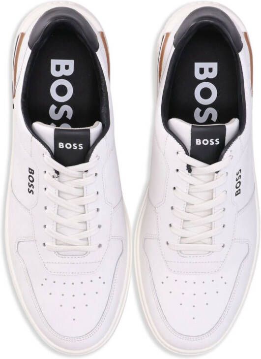 BOSS Cupsole logo-print sneakers White