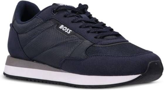 BOSS Kai Runn panelled sneakers Blue