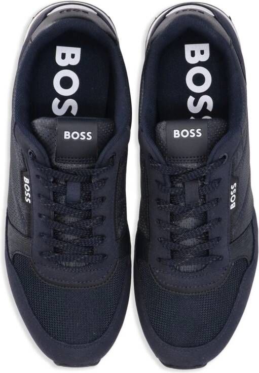 BOSS Kai Runn panelled sneakers Blue