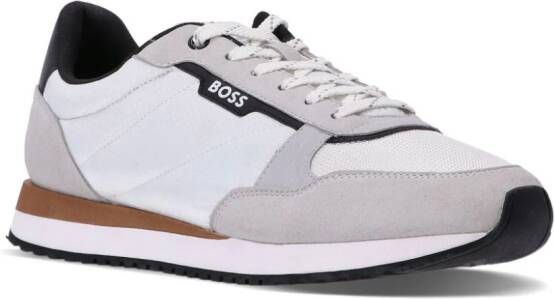 BOSS Kai Runn panelled sneakers White