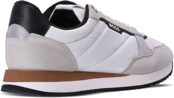 BOSS Kai Runn panelled sneakers White