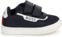 BOSS Kidswear colour-block panelled textured sneakers Blue - Thumbnail 2