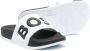 BOSS Kidswear colour-block slides White - Thumbnail 2