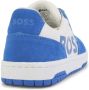 BOSS Kidswear contrasting logo-print sneakers Blue - Thumbnail 3