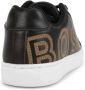 BOSS Kidswear debossed logo-print leather sneakers Black - Thumbnail 3