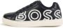 BOSS Kidswear debossed logo-print leather sneakers Black - Thumbnail 2