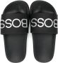 BOSS Kidswear embossed-llogo sliders Black - Thumbnail 3