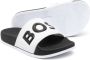 BOSS Kidswear embossed-logo slides White - Thumbnail 2
