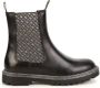 BOSS Kidswear glitter-detailing leather boots Black - Thumbnail 2