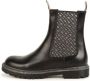 BOSS Kidswear glitter-detailing leather boots Black - Thumbnail 5