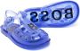 BOSS Kidswear logo-embellished jelly sandals Blue - Thumbnail 2