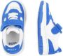 BOSS Kidswear logo-embossed leather sneakers Blue - Thumbnail 4