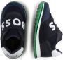 BOSS Kidswear logo-print colour-block panelled sneakers Blue - Thumbnail 4